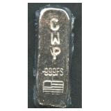 NECC CWP .999 Silver Bar 0.48 ozt