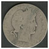 1901-O Liberty Head Barber Quarter