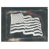 Sunshine Mint American Flaf .999 Silver Bar 1 ozt