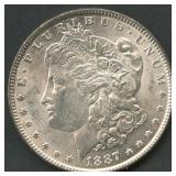 1887 Morgan Silver Dollar