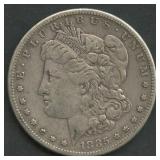 1885-S Morgan Silver Dollar