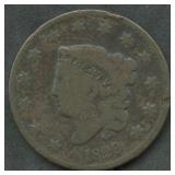 1829 Coronet Head Large Cent