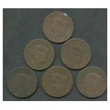 6- 1817 Coronet Head Large Cents