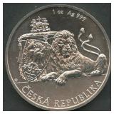 2018 Niue Island $2 Lion .999 Silver Round 1 ozt