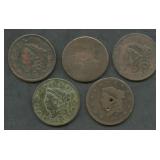 5- 1816 Coronet Head Large Cents