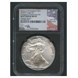 2020(P) ASE Silver Eagle NGC Mint Error MS 69