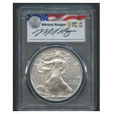 2021(P) ASE Silver Eagle T-1 PCGS MS 70