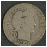 1897-O Liberty Head Barber Dime