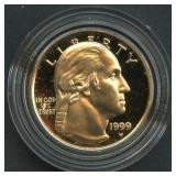 1999-W G Washington Proof Commem $5 Gold