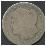 1890-O Morgan Silver Dollar