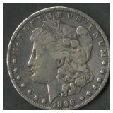 1896-S Morgan Silver Dollar