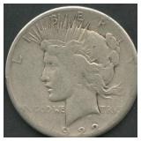 1922-S Peace Silver Dollar