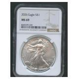 2026 ASE Silver Eagle NGC MS 69