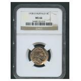 1938-D Buffalo Nickel NGC MS 66