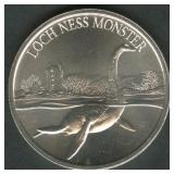 2020 Loch Ness Monster Intaglio Mint .999 Silver