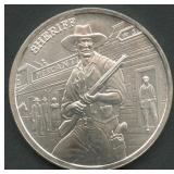 Sheriff .999 Silver Round 1 ozt