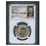 2014-D Silver Kennedy Half NGC SP70