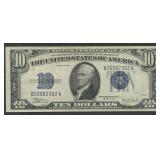 1934C $10 Silver Certificate Blue Seal FR-1704