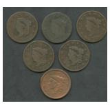 6- 1817 Coronet Head Large Cents