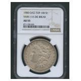 1900-O/CC Morgan Silver Dollar NGC AU 55