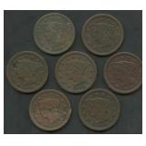 7- 1848 Braided Hair Large Cents