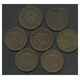 7- 1847 Braided Hair Large Cents