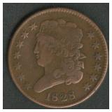 1828 13 Stars Classic Head Half Cent