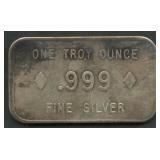 Empire Precious Metals .999 Silver Bar 1 ozt
