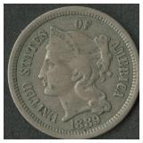 1889 Three Cent Nickel