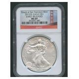 2012 (S) ASE Silver Eagle NGC MS 69
