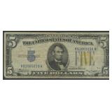 1934A $5 Silver Certificate No Africa FR-2307