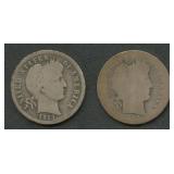 1903s and 1913s Baber Head Dimes