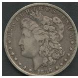 1888-O Morgan Silver Dollar Hot Lips