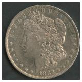 1882-O/O Morgan Silver Dollar VAM-7