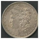 1882-O/S Morgan Silver Dollar VAM-3