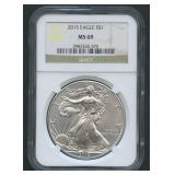 2015 ASE Silver Eagle NGC MS 69
