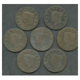 7- 1822 Coronet Head Large Cents