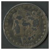 1900-O Morgan Silver Dollar Micro O