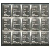 15- Valcambi Suisse .999 Silver Bars 1 gram