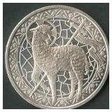 Jesus Lamb of God .999 Silver Round 1 ozt