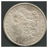 1881-CC Morgan Silver Dollar