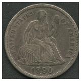 1890 (S?) Seated Liberty Dime