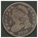 1834 Capped Bust Dime