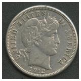 1912 Liberty Head Barber Dime