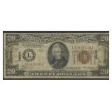 1934A $20 Federal Reserve Note Hawaii FR-2305