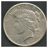 1927 Peace Silver Dollar