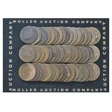 Roll of Mixed 1800's Indian Head Cents