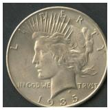 1935 Peace Silver Dollar