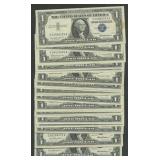 24- Mixed 1935 & 1957 Silver Certificates