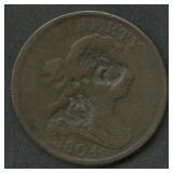 1804 Draped Bust Half Cent